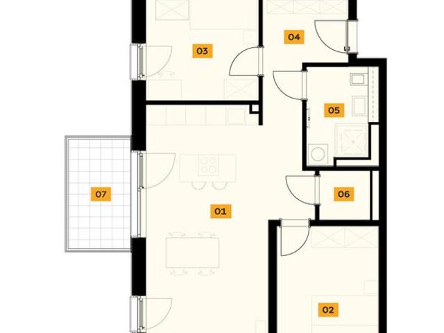 Modernes Wohnen am Fleetpark – 3 Zimmer mit offener Küche bezugsfertig Ende 2027