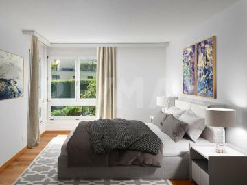 Modernes Wohnen eingebettet in die Natur / Frisch renovierte 4.5 Zimmerwohnung im EG / Im Baurecht