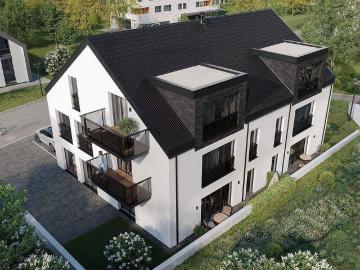 Modernes Wohnen im NEU!bau: 3 Zimmer Wohnung im 1. OG mit Balkon und eigenem Parkplatz