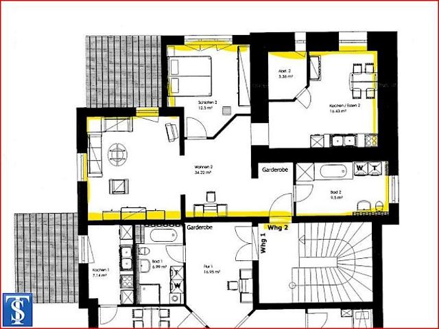Modernes Wohnen in der Stadtvilla: 2,5 Zimmer mit Wohlfühlfaktor