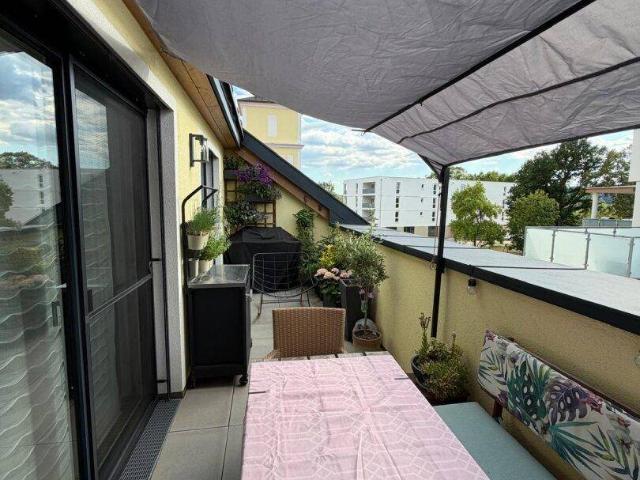 Modernes Wohnen mit Dachterrasse – attraktive 74,10m² Dachgeschosswohnung in Pupping