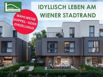 Modernes Wohnen mit Stil – Doppelhaus und Einfamilienhaus in Wien Donaustadt!
