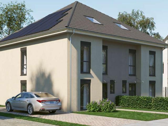 Modernes Wohnen trifft Natur Neubau Doppelhaushälfte mit bis zu 5 Schlafzimmern