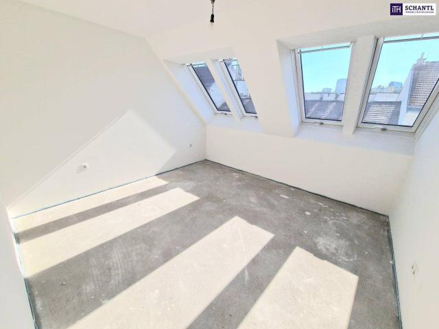 3 Zimmer Dachgeschoßtraum mit 34 m² großer Sonnenterrasse mit hochwertiger Ausstattung, Klimaanlage und effizienter Luftwärmepumpe Begeistern Sie sich selbst!