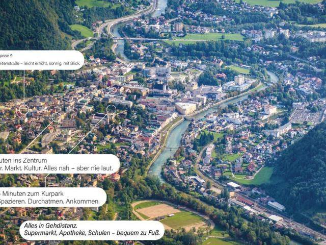 Modernes Wohnen Vereint mit Aussergewöhnlicher Lage Neubauwohnung Über den Dächern von Bad Ischl