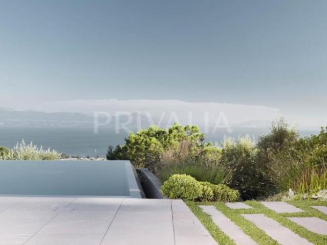 Modernes Anwesen mit Panoramablick auf den Genfersee