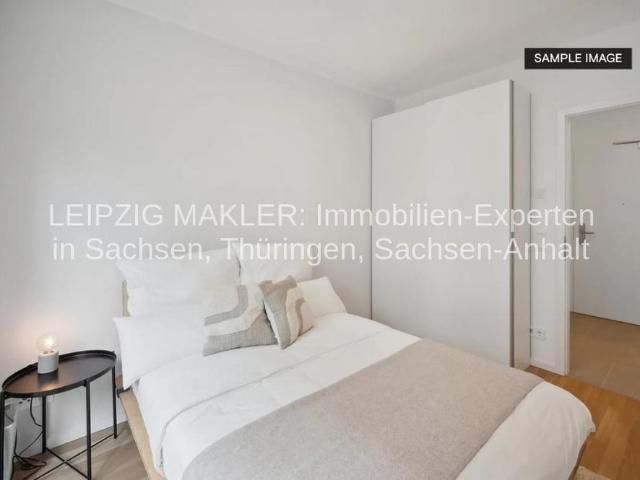 Modernes Apartment mit allem inklusive Bett, Küche, Internet, Strom Wasser im Zentrum von Leipzig