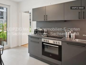 Modernes Apartment mit allem inklusive Bett, Küche, Internet, Strom Wasser im Zentrum von Leipzig