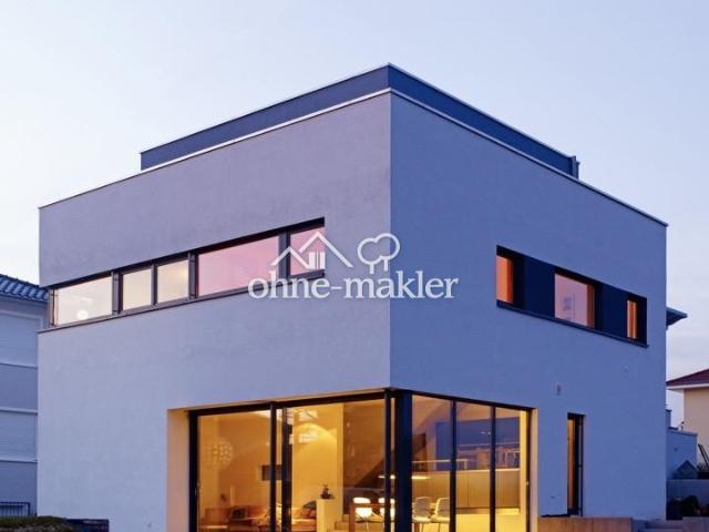 Modernes Architektenhaus im Bauhausstil in begehrter Lage von Bad Nauheim – provisionsfrei