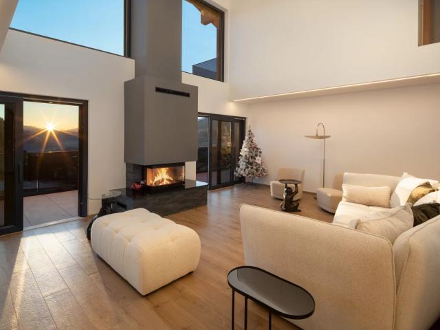Modernes Chalet in Crans Montana mit unverbesserlicher Aussicht