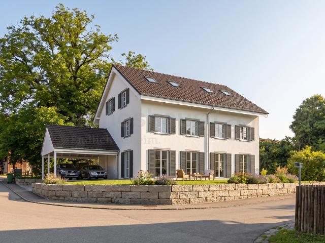 Modernes Doppeleinfamilienhaus mit Dorfcharme in Obfelden ZH
