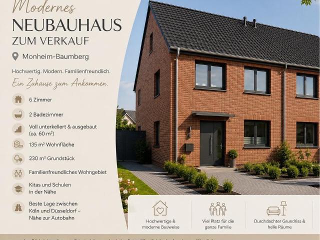 Modernes Doppelhaus Monheim Baumberg