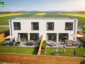 Modernes Doppelhaus in Tresdorf, 5 Zimmer, Garten, Terrasse, Erstbezug, 549.000 €