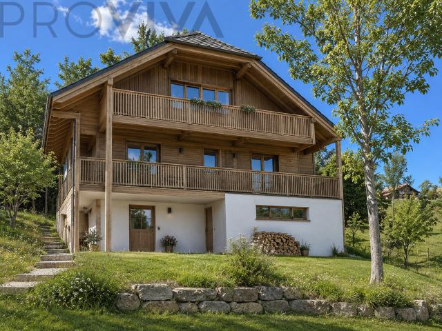 Modernes Einfamilienhaus im Grünen – Neubauprojekt in Rüschegg