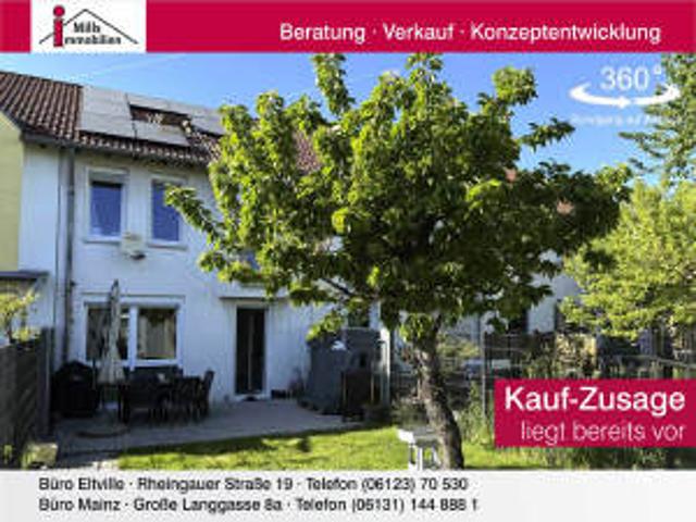 Modernes Einfamilienhaus mit sonniger Terrasse und kleinem Garten in top Lage von Bodenheim