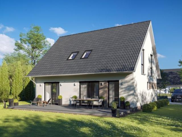 Modernes Einfamilienhaus von Elbe Haus® in Leipzig Mockau