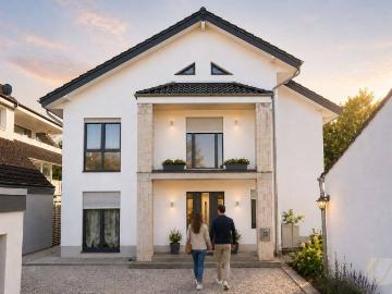 Modernes Familienparadies mit parkähnlichem Garten und gehobenem Wohnkomfort
