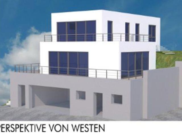 modernes Haus im Bauhausstil inkl. Grundstück mit Weitblick