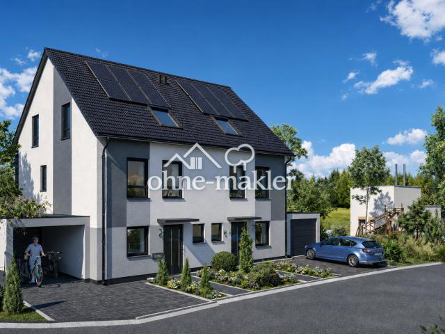 Modernes KfW 40 QNG Massivhaus mit Garten – Top Lage in Saulheim, PV & Wärmepumpe inklusive