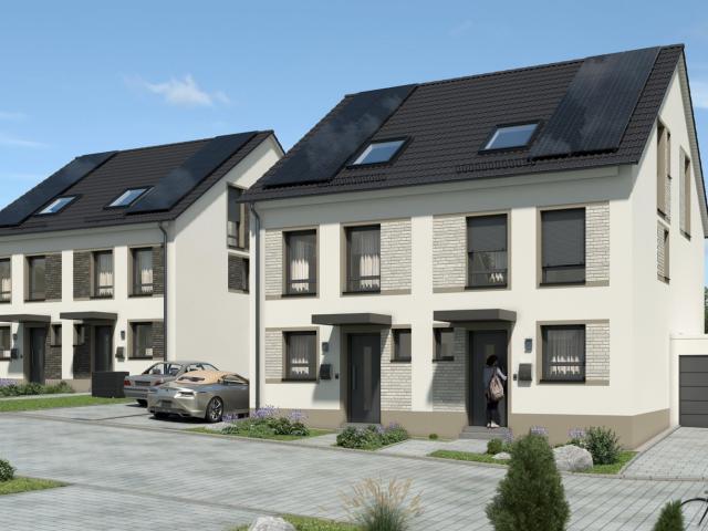 Modernes KfW 40 QNG Massivhaus mit Garten – Top Lage in Saulheim, PV & Wärmepumpe inklusive