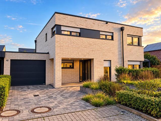 Modernes KfW 55 Einfamilienhaus mit Erdwärme, PV, KNX & hochwerti