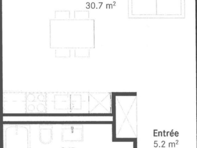 Modernes Minergie Studio im Herzen des OASSIS Quartiers