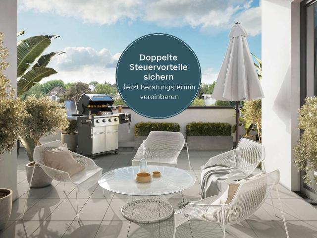 Modernes Penthouse Apartment: 2 Zimmer Wohnung mit hoher Rendite im wachstumsstarken Umfeld