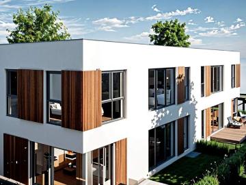 Modernes Stadthaus in ruhiger Lage