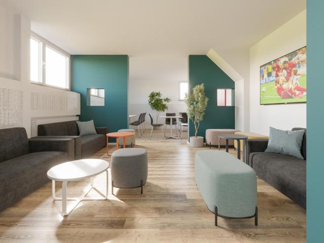 Modernes Studentenapartment