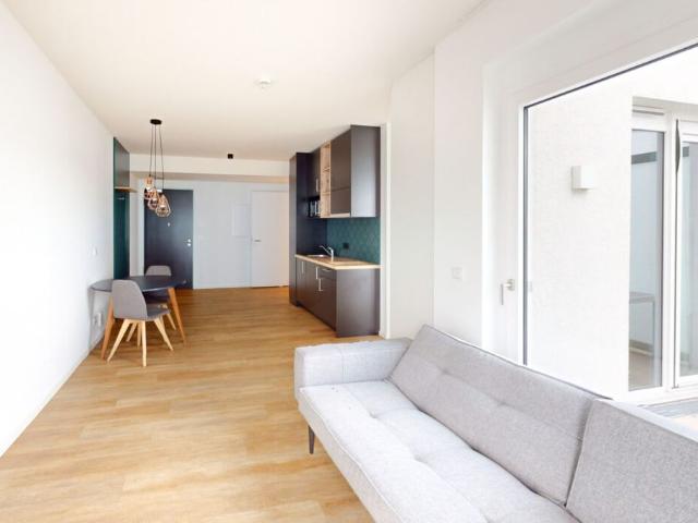 Modernes Studio Apartment mit stilvoller Möblierung