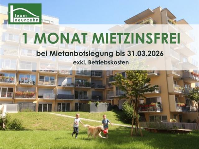 Moderner Wohnkomfort in zentraler Lage Idyllische 3 Zimmer Wohnung mit Freifläche!
