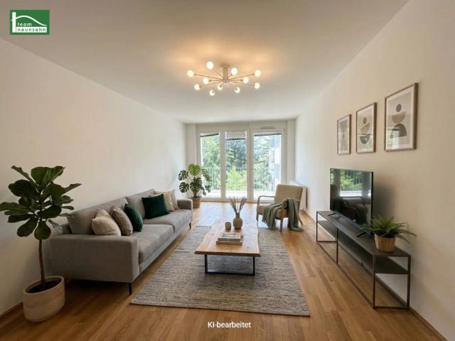 Moderner Wohnkomfort in idealer Lage des 21. Bezirks Helle 2 Zimmer Wohnung mit Loggia, Balkon und begehbarem Schrankraum!