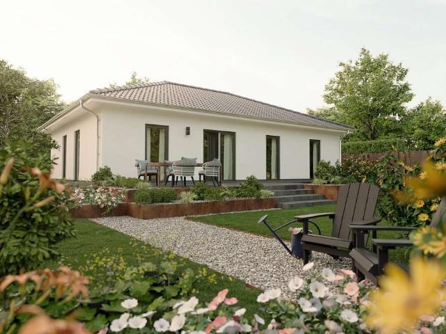 Moderner Bungalow mit Grundstück im Grünen – Neubau nahe Berlin