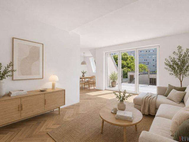 Moderner Dachgeschoss Neubau mit XXL Dachterrasse und vielen Technischen Raffinessen in U Bahn nähe