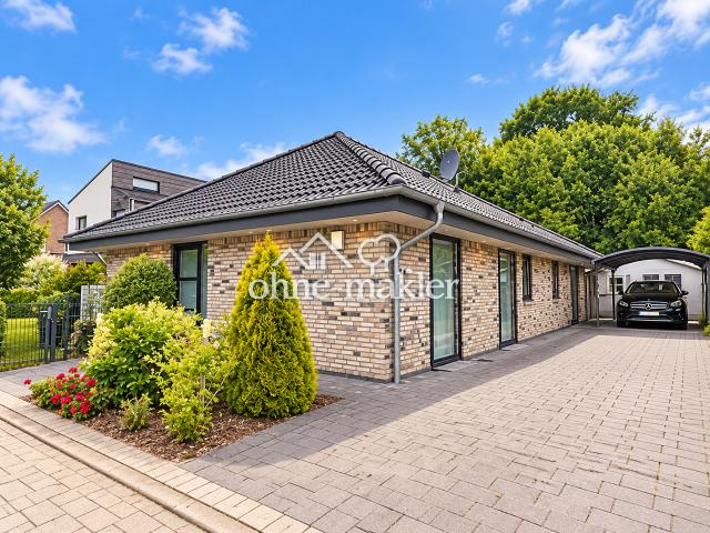 Moderner KfW 40 Bungalow – 125 m² Wohnfläche, 811 m² Grundstück & großer Garten