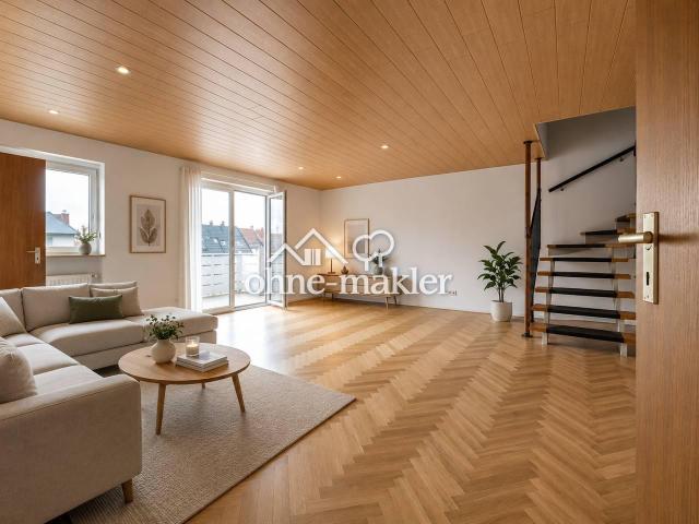 Modernisierte Maisonettewohnung mit Terrasse und Stellplatz