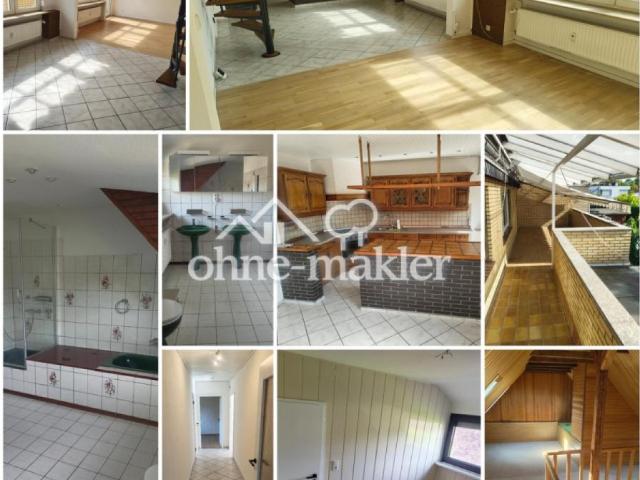 Modernisierte Masionette Wohnung 80qm + Dach in 40668 Meerbusch Lank EBK/Wärmepumpe/Solar