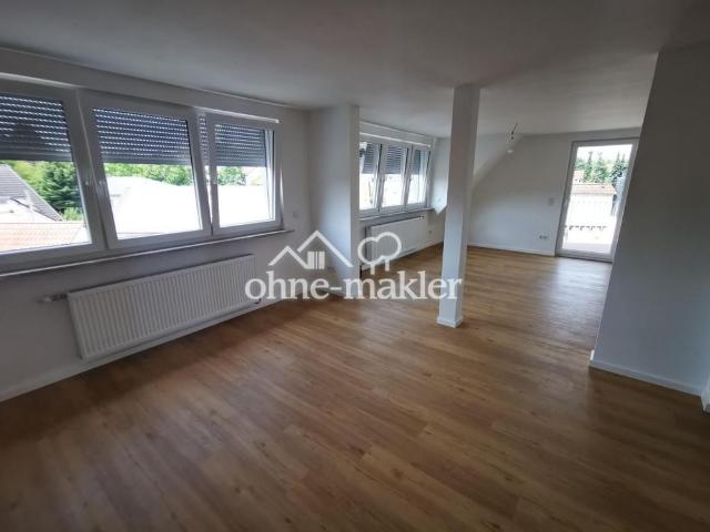 Modernisierte Dachgeschosswohnung in Mainz Finthen hell, ruhig und charmant