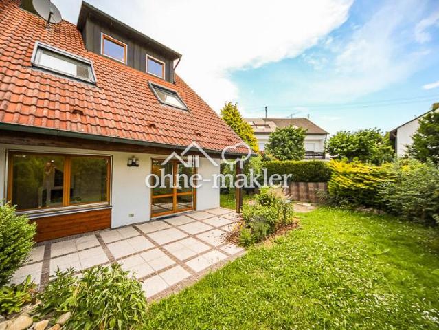 Modernisierte DHH in Toplage Senden‑Aufheim – 140 m² Wohnfläche + großes Büro provisionsfrei