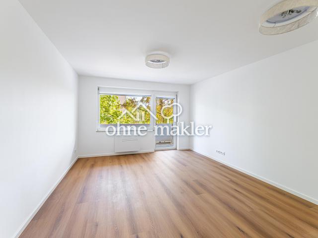 Modernisierte, frisch kernsanierte 2 Zimmer Eigentumswohnung | 61 m² | Südbalkon