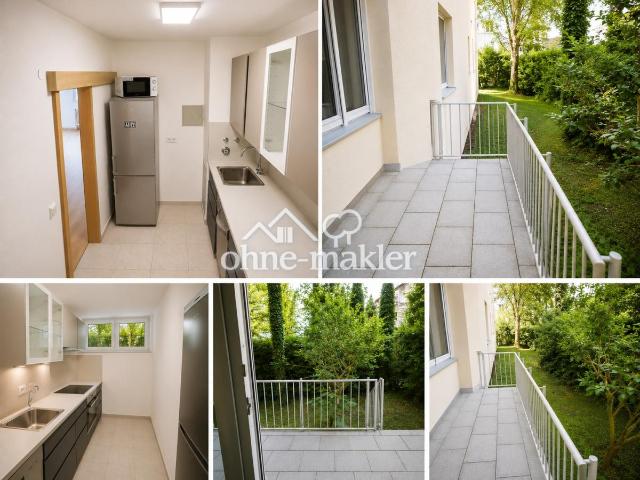 Modernisierte Gartenwohnung mit neuer Einbauküche, Terrasse und ruhiger Grünlage Isarnähe!