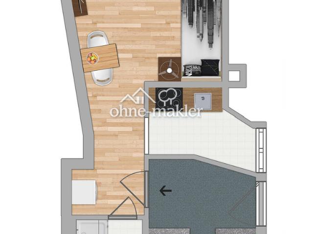 Modernisierte 1 Zimmer in charmanten Gebäude bestlage Wallau Hofheim