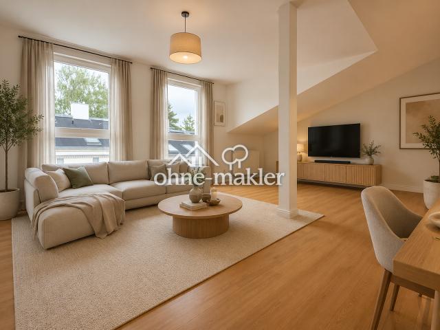 Modernisierte 2 Zimmer Dachgeschosswohnung in Hamburg Wilstorf– provisionsfrei