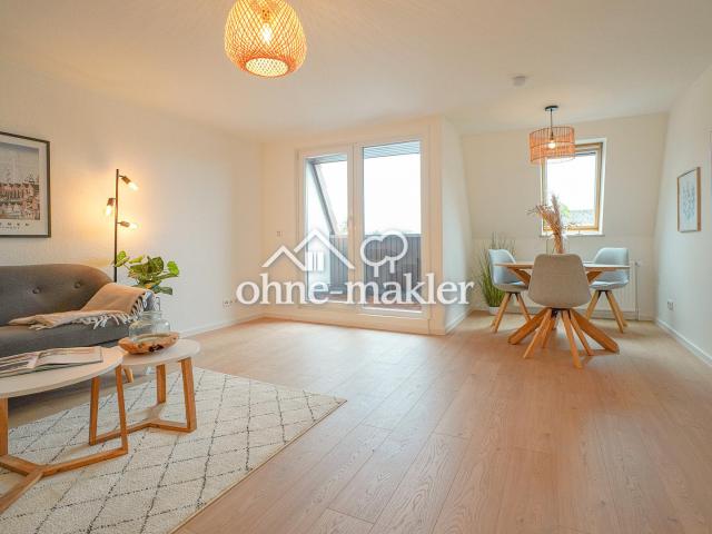Modernisierte 2 Zimmer Dachgeschosswohnung mit Balkon in zentraler Lage ideal für Eigennutzer