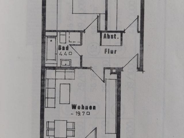 Modernisierte 2 Zimmer Eigentumswohnung mit Balkon & Stellplatz in Wahlstedt – provisionsfrei
