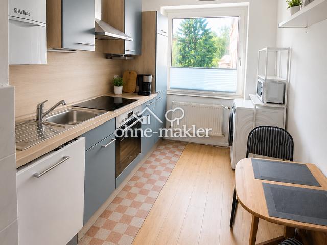 Modernisierte 2 Zimmer Wohnung mit Südbalkon und Gartenmitbenutzung in Hamm Nord