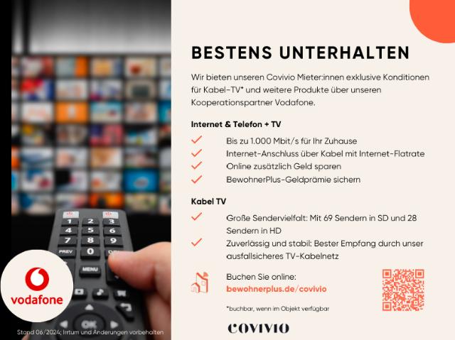 Modernisierte 2 Zimmerwohnung in ruhiger Seitenstraße