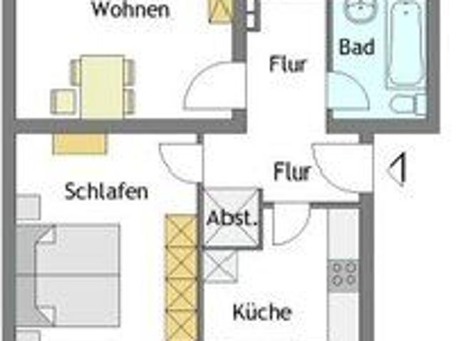 Modernisierte 3 Zimmer Wohnung in Mülheim Speldorf