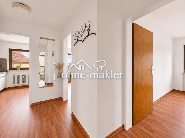 Modernisierte 3 Zimmer Wohnung mit neuer Einbauküche & Balkon in Heilbronn Sontheim