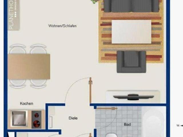 Modernisiertes 1 Zimmer Apartment mit Duplexgarage Pasing